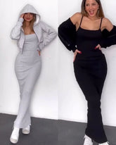 Sweatshirt and dress set