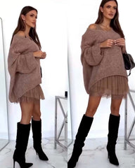 Set Zaffiro - Maglia più canotta pizzo