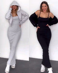 Sweatshirt and dress set