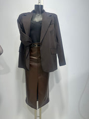 Set Dora - Giacca + body + gonna