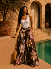 Pantalone fiorato