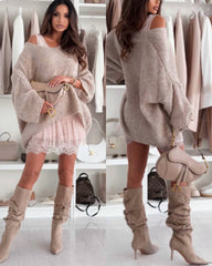 Complete shirt and lace tank top
