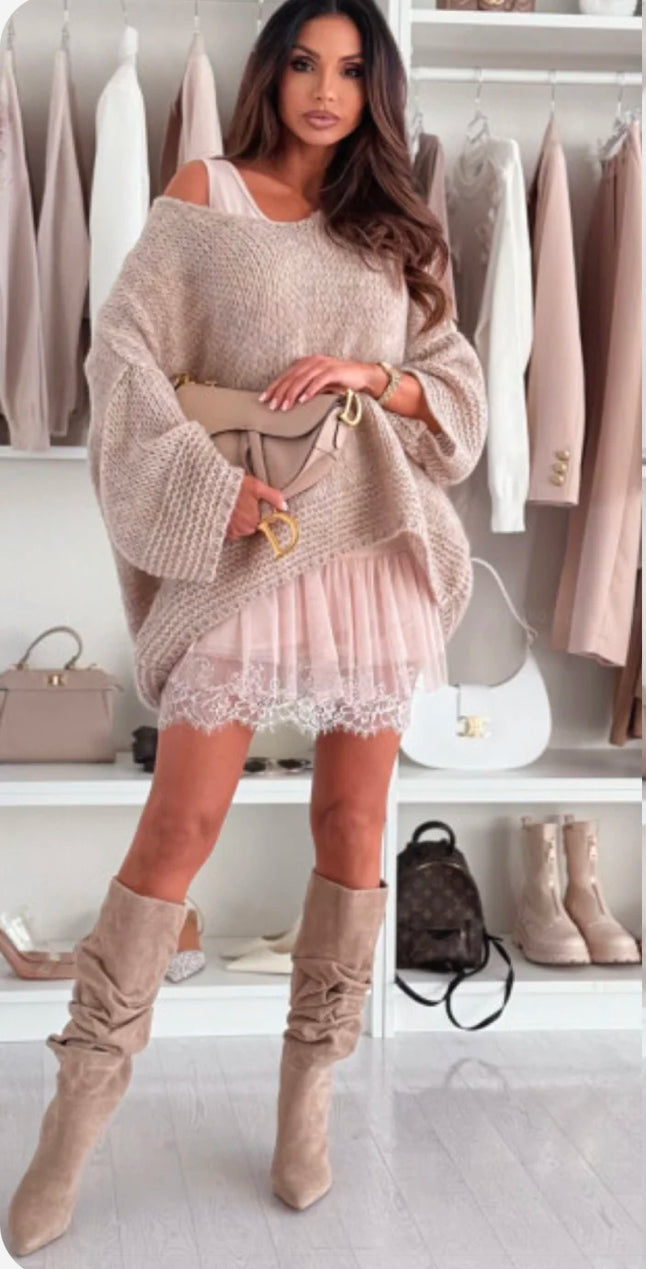 Complete shirt and lace tank top