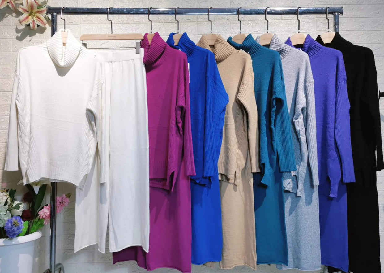Coordinato treccia
