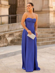 Long silk dress