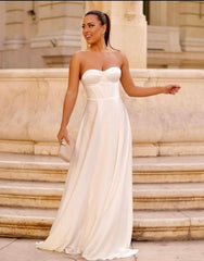 Long silk dress