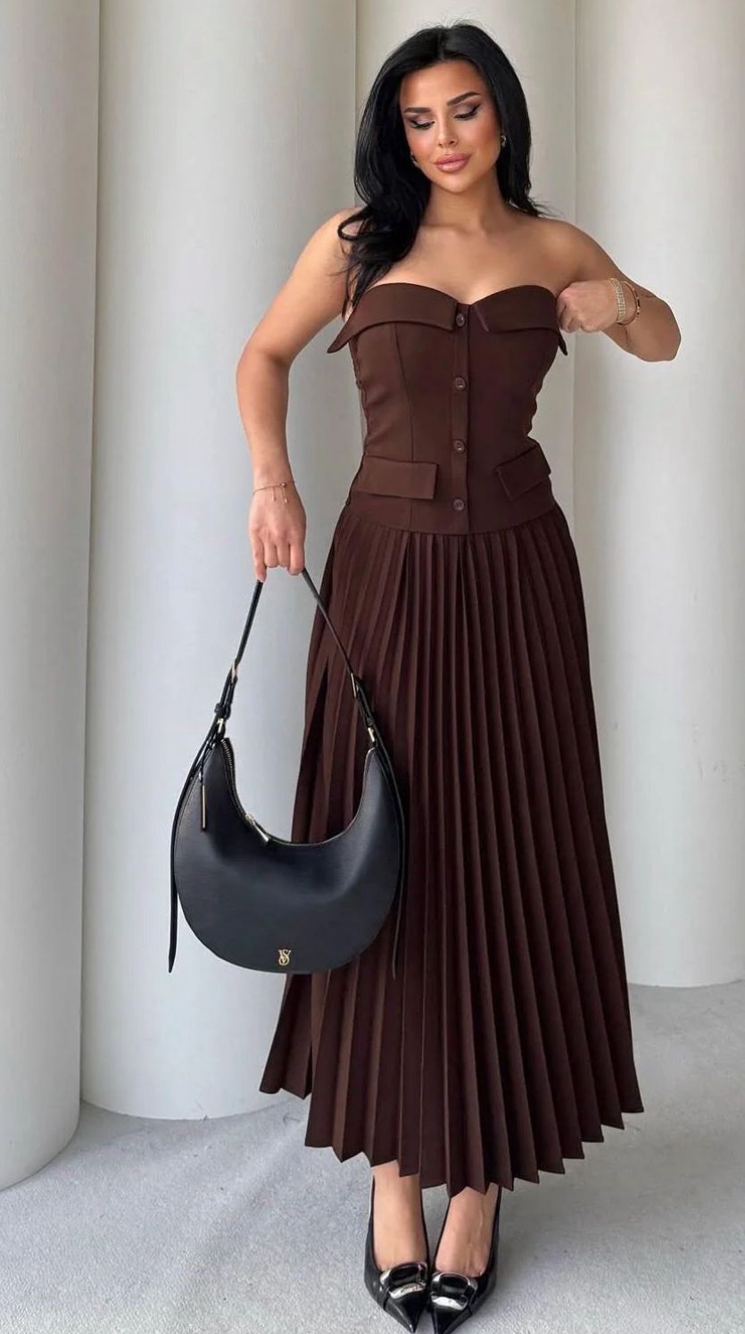 Pleated Dress