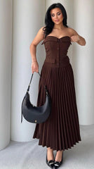 Pleated Dress